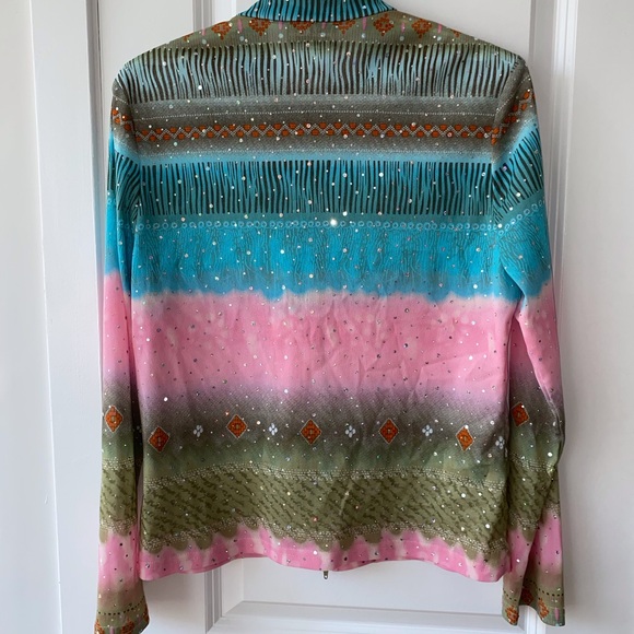 Vintage Joseph Ribkoff Bedazzled Jacket (M/L) - Picture 6 of 16